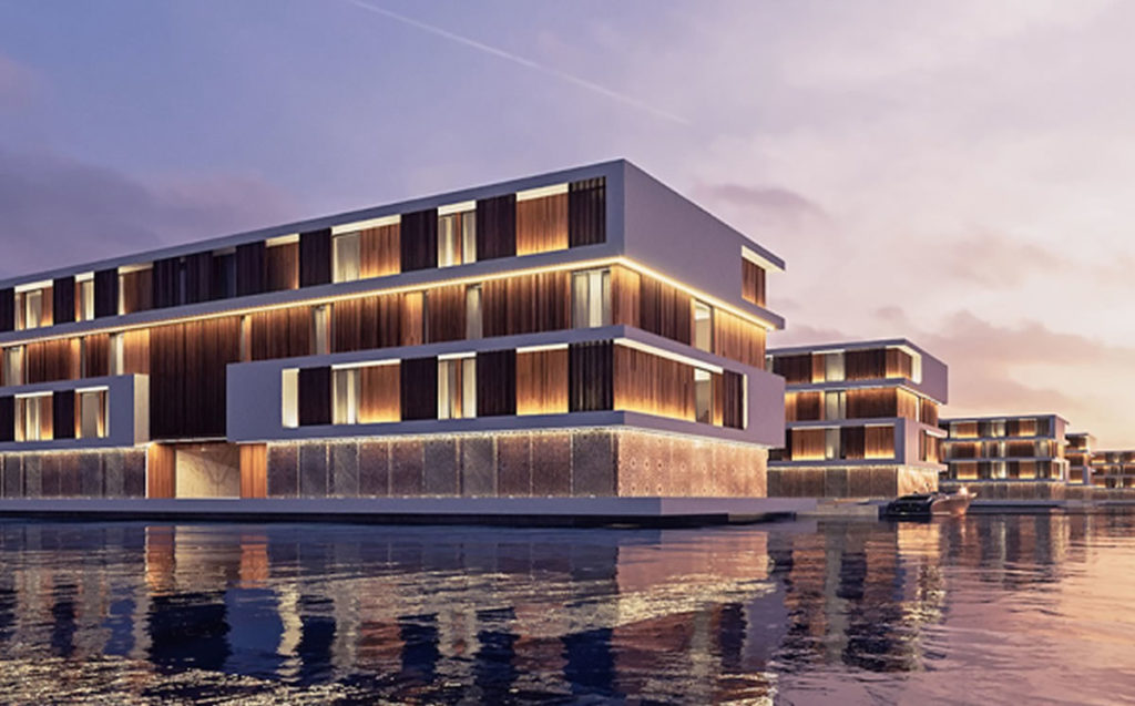 hoteles flotantes en qatar