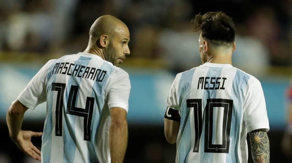 Foto de Messi con Mascherano messi mascherano