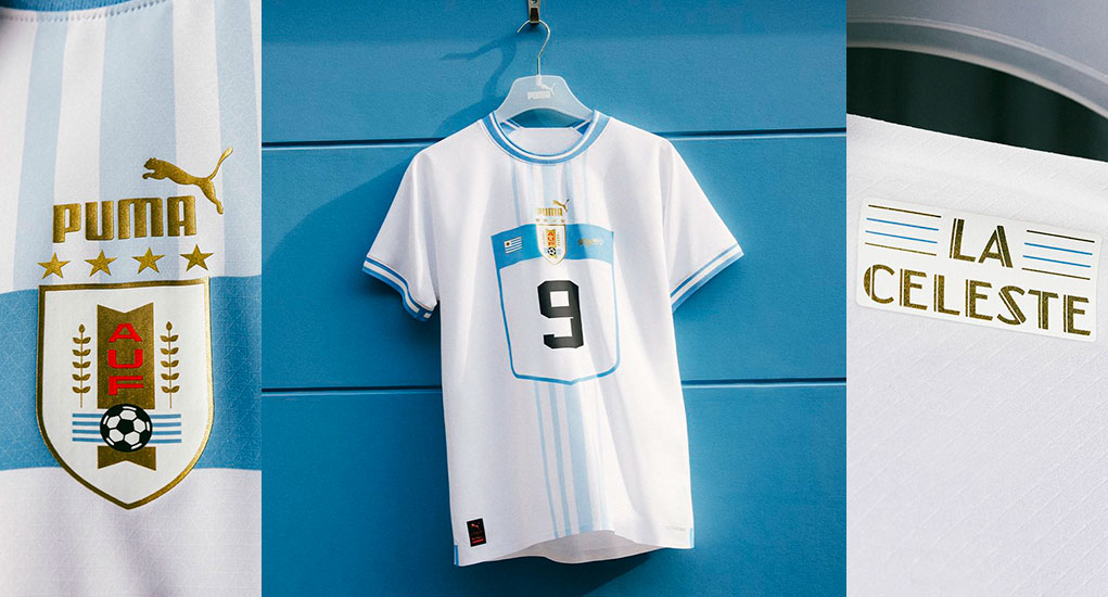 camiseta suplente uruguay