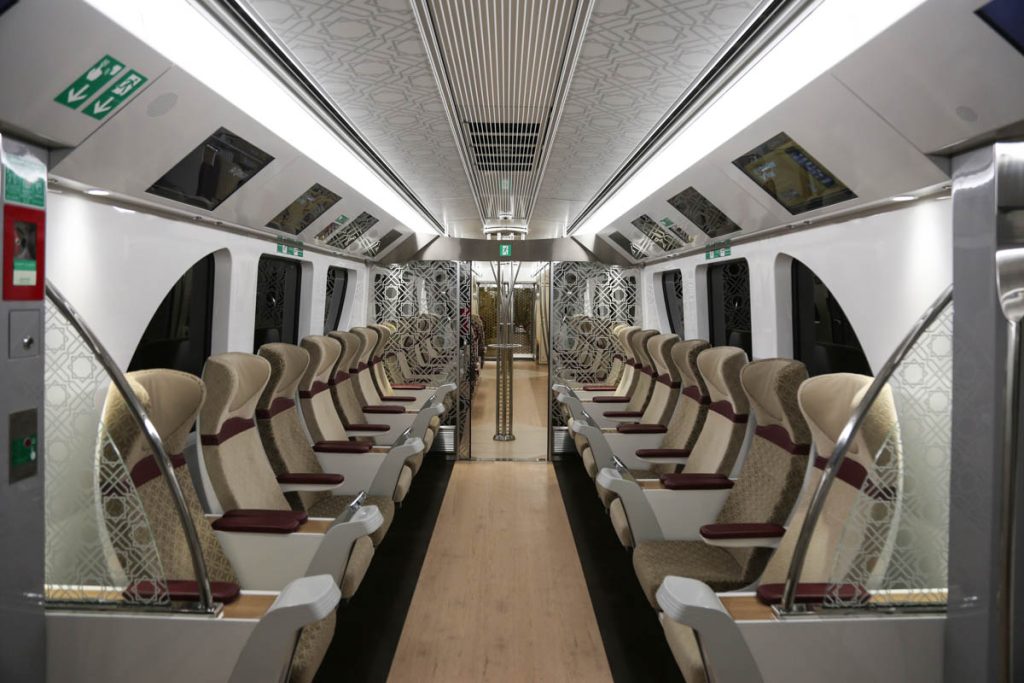 La increíble red de subterráneos de Doha: es la más moderna del mundo 8 metro de doha vagones