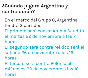 Dónde ver los partidos del Mundial en CABA: pantalla gigante, juegos y más 8 cuando juega argentina y contra quién