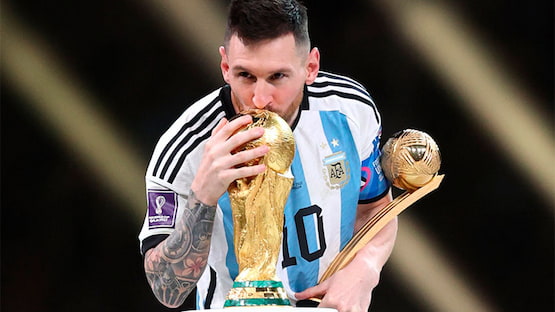 Messi Campeón del Mundo: las 10 mejores fotos de un día histórico 13 fotos de messi campeon del mundo