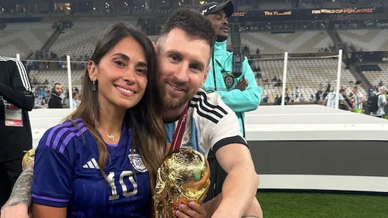 Messi Campeón del Mundo: las 10 mejores fotos de un día histórico 18 Antonela la esposa de messi