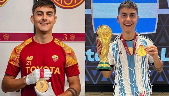 Gran gesto: Dybala donó su medalla de campeón del mundo a la Roma 2 dybala medalla campeon roma