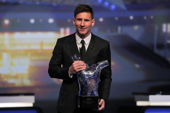 messi premio uefa
