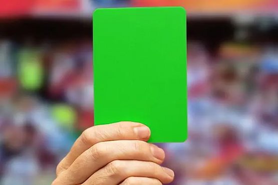 para que es la tarjeta verde en futbol